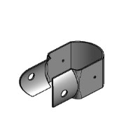 گیره اتصال بالا گلخانه60*mm 1.5